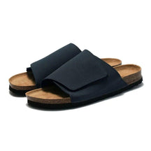 Sandalia Slide Masculina de Couro Luca