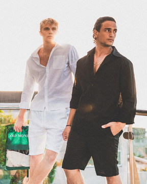 Short de Linho Masculino Luca